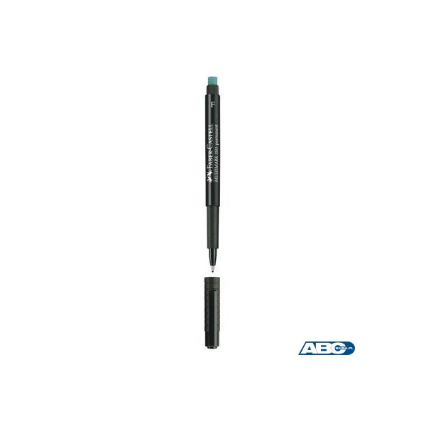Foliopis z gumką OHP MULTIMARK F 0.6 czarny 10szt FABER-CASTELL 151399
