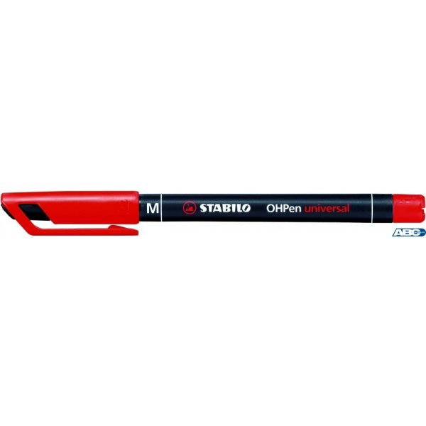 Foliopis STABILO OHPen niezmywalny 1.0mm czerwony 843/40