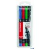 Foliopis STABILO OHPen niezmywalny 0.4mm 4sztuki. w etui 841 / 4
