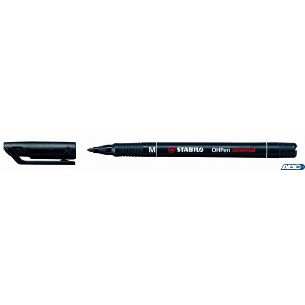 Foliopis STABILO OHPen niezmywalny 1.0mm czarny 843/46