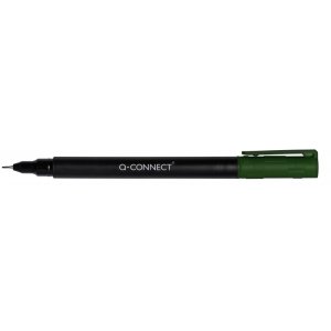 Marker do płyt CD / DVD Q-CONNECT, S, 0,4mm (linia), zielony