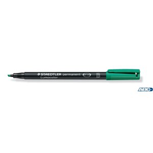 Foliopis Lumocolor, B, wodoodporny, zielony, Staedtler S 314-5