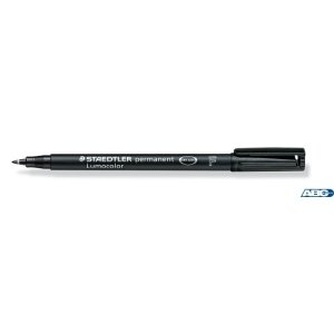 Foliopis permanentny F 318 czarny STAEDTLER LUMOCOLOR S318-9