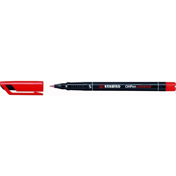 Foliopis STABILO OHPen niezmywalny 0.4mm czerwony 841/40