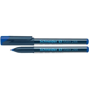Marker do płyt CD / DVD SCHNEIDER Maxx 244, 0,7mm, niebieski