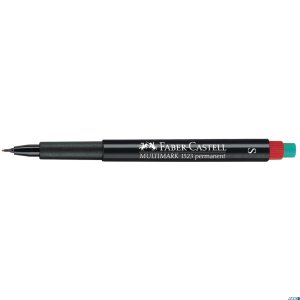 Foliopis z gumką OHP MULTIMARK S 0.4 czerwony FABER-CASTELL  FC152321