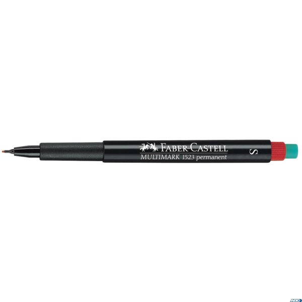 Foliopis z gumką OHP MULTIMARK S 0.4 czerwony FABER-CASTELL  FC152321