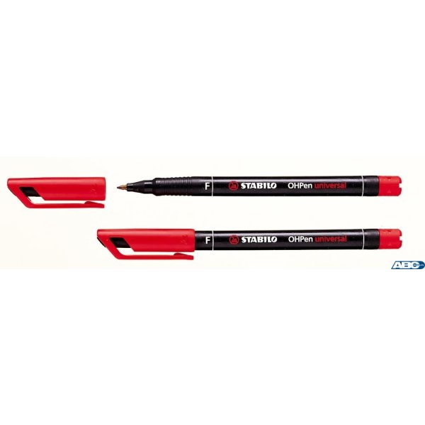 Foliopis STABILO OHPen niezmywalny 0.7mm czerwony 842/40