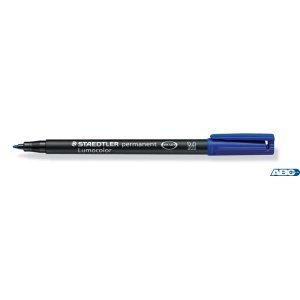 Foliopis permanentny M 317 niebieski STAEDTLER LUMOCOLOR S317-3