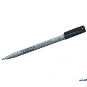 Foliopis Lumocolor, S, zmywalny, czarny, Staedtler S 311-9