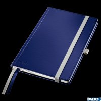 Notatnik w twardej oprawie Leitz Style A5, w kratkę, niebieski 44860069