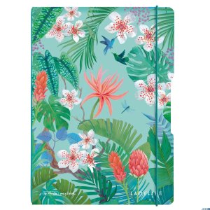 Notatnik A4 2x40 kartek linnia / kratka PP flex ladylike jungle 50044320 Herlitz