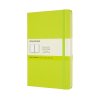 Notes MOLESKINE Classic L (13x21cm), gładki, twarda oprawa, 240 stron, lemon green