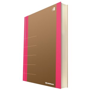 Notatnik DONAU Life, organizer, 165x230mm, 80 kart., różowy