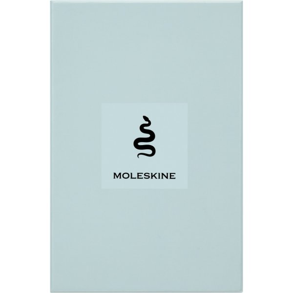 Notes MOLESKINE Snake 2025, L, synt. skóra węża, w linie, 13x21 cm, w pudełku, zielony