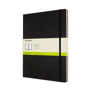 Notes MOLESKINE Classic XXL (21,6x27,9 cm), gładki, twarda oprawa, 192 strony, czarny