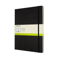 Notes MOLESKINE Classic XXL (21,6x27,9 cm), gładki, twarda oprawa, 192 strony, czarny