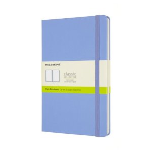 Notes MOLESKINE Classic L (13x21 cm) gładki, twarda oprawa, hydrangea blue, 240 stron, niebieski