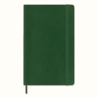 Notes MOLESKINE L (13x21cm) w kropki, miękka oprawa, myrtle green, 192 strony, zielony