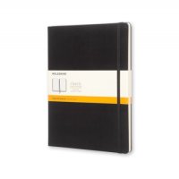 Notes MOLESKINE Classic XL (19x25cm) w linie, twarda oprawa, 192 strony, czarny