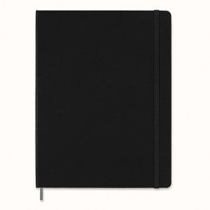 Notatnik MOLESKINE XL (19x25cm), Smart, w linie, twarda oprawa, czarny