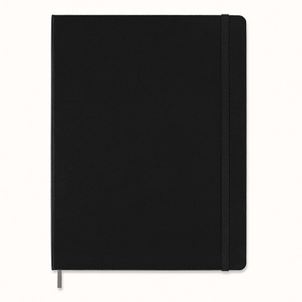 Notatnik MOLESKINE XL (19x25cm), Smart, w linie, twarda oprawa, czarny