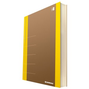 Notatnik DONAU Life, organizer, 165x230mm, 80 kart., żółty