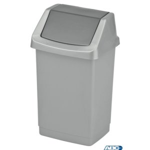 Kosz uchylny CLICK-IT 25L CURVER szary / grafit