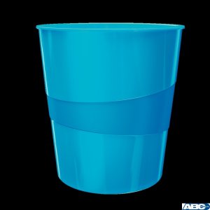 Kosz na śmieci 15L LEITZ WOW niebieski metalik 52781036 (X)