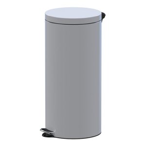 Kosz na śmieci ALDA FREEDOM FRESH, 30l, stal powlekana organicznie, biały