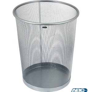 Kosz na papier siatka 19l srebrny GRAND 120-1333