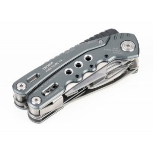 Narzędzie wielofunkcyjne TROIKA Fire Tool, 14 funkcji, szary