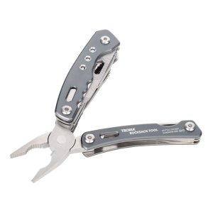 Narzędzie wielofunkcyjne TROIKA Rucksack Tool, 15 funkcji, szary