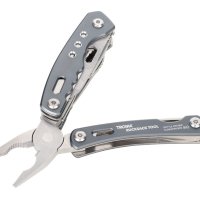 Narzędzie wielofunkcyjne TROIKA Rucksack Tool, 15 funkcji, szary