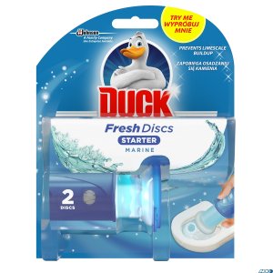 Kostka do WC DUCK FRESH DISCS MARINE - żelowe krążki  65926