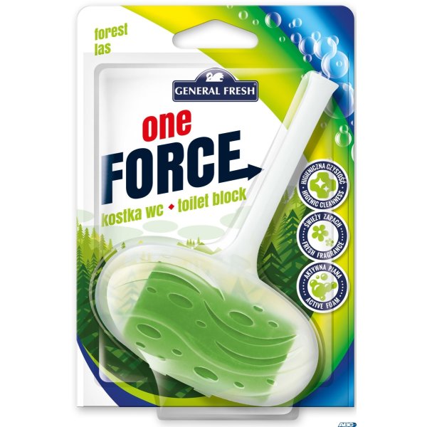 Kostka do WC zawieszka 40g las GENERAL FRESH