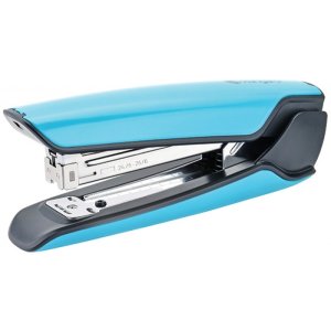 Zszywacz KANGARO Nowa-335S / S, zszywa do 30 kartek, metalowy, w pudełku PP, turkusowy