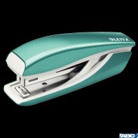 Zszywacz mini LEITZ NeXXt WOW 10 kartek turkusowy metaliczny 55281051