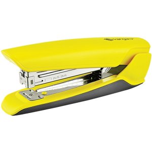 Zszywacz KANGARO Nowa-335 / S, zszywa do 30 kartek, plastikowy, w pudełku PP, żółty
