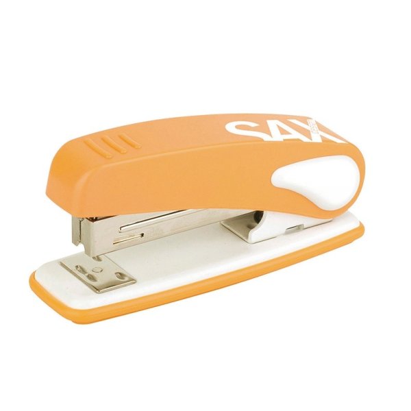 Zszywacz SAX239 Design, zszywa do 25 kartek, display, pomarańczowy