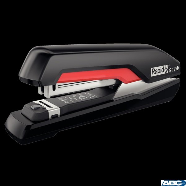 Zszywacz SUPREME S17 czarno-czerwony 30k RAPID 5000538