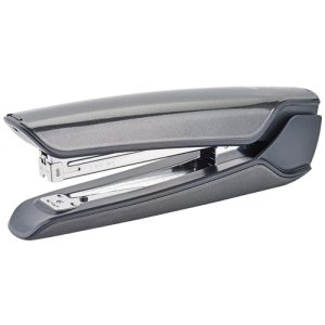 Zszywacz KANGARO Nowa-210S / S, zszywa do 30 kartek, metalowy, w pudełku PP, metaliczny szary
