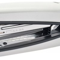 Zszywacz KANGARO Nowa-335S/S, zszywa do 30 kartek, metalowy, w pudełku PP, metaliczny biały