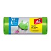 Worki na śmieci JAN NIEZBĘDNY, HDPE, t-shirt, 35l, 30szt., zielone