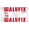Worki na śmieci ALUFIX, z uszami, HDPE, 10l, 40 szt., białe