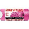 Worki na śmieci ALUFIX Aluflexy, zapach, LDPE, 35l, 15 szt., różowe