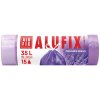 Worki na śmieci ALUFIX, lawendowe, HDPE, 35l, 15 szt., fioletowe