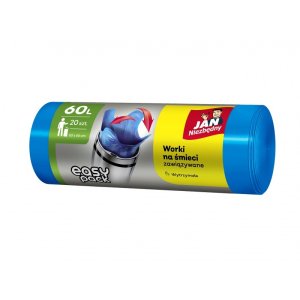 Worki Easy-Pack JAN NIEZBĘDNY, 60l, 20szt., niebieskie