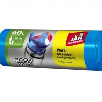 Worki Easy-Pack JAN NIEZBĘDNY, 60l, 20szt., niebieskie