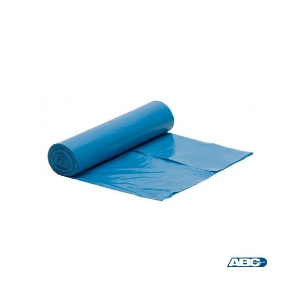 Worki na śmieci 120l 25szt. DOTTS super mocne (LDPE) 32mic niebieskie